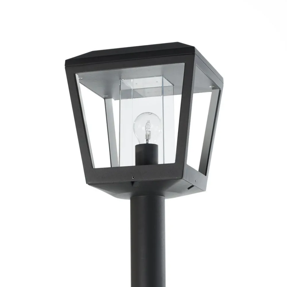 Lucande Lygtepæle > udendørslampe Dunia, antracit, metal, højde 220 cm