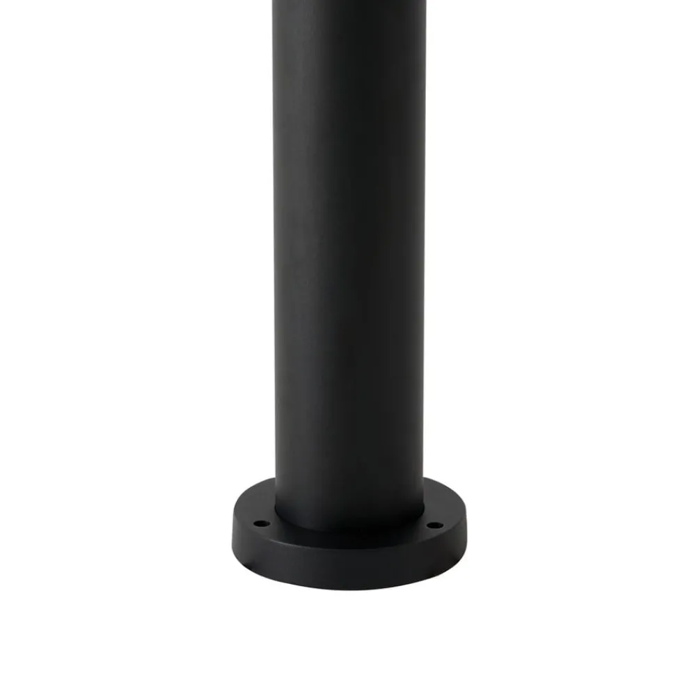 Lucande Lygtepæle > udendørslampe Siveta, 240 cm, 3 lyskilder, sort, E27, IP65