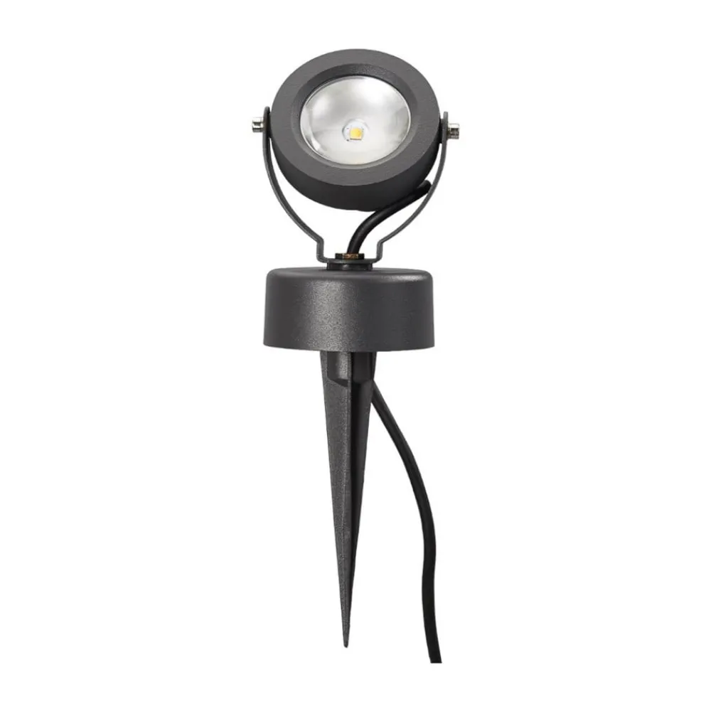 Lucande Terrassebelysning|Udendørs Spot > udendørs LED-spot Gavin, 33 cm, antracit, aluminium