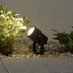 Lucande Udendørs Spot > udendørs LED-spot Jon, jordspyd, justerbar, IP65