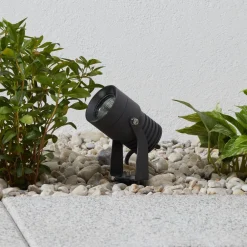Lucande Udendørs Spot > udendørs LED-spot Jon, jordspyd, justerbar, IP65