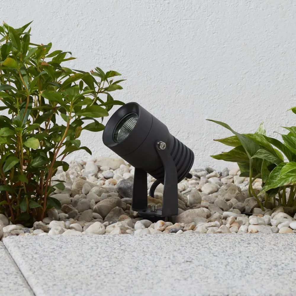 Lucande Udendørs Spot > udendørs LED-spot Jon, jordspyd, justerbar, IP65