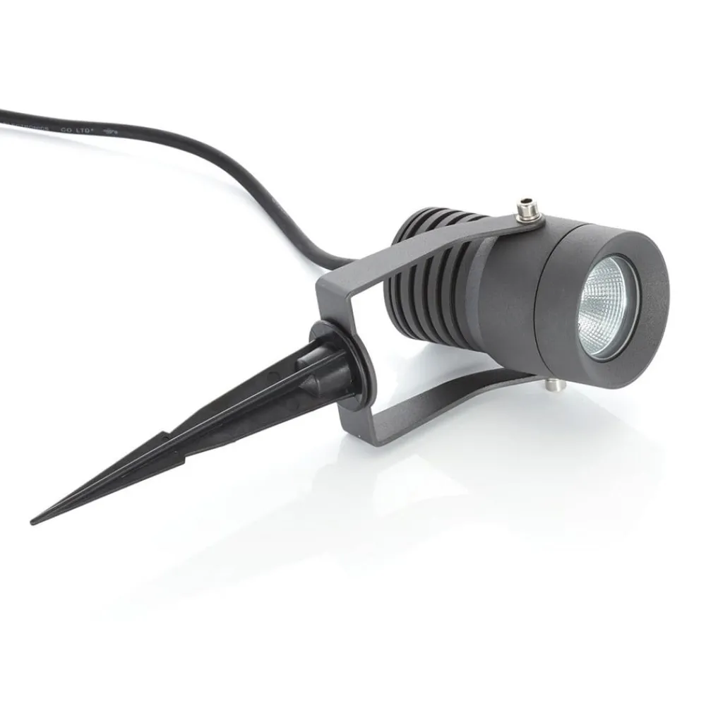 Lucande Udendørs Spot > udendørs LED-spot Jon, jordspyd, justerbar, IP65