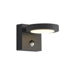 Væglampe Med Sensor|Væglamper ^ Lucande udendørs LED-væglampe Belna, metal, sensor, IP54