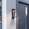 Lucande Terrassebelysning|Væglamper > udendørs LED-væglampe Ferdinand, grå, metal, 38 cm