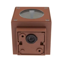 Lucande Væglamper > udendørs LED-væglampe Jarno, rust, metal, 9 cm