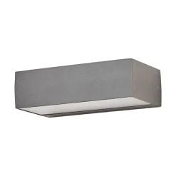 Terrassebelysning|Væglamper ^ Lucande udendørs LED-væglampe Lissi, 21 cm, antracit, IP54
