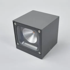 Lucande Terrassebelysning|Væglamper > udendørs LED-væglampe Merjem, 12 cm, ned, IP54