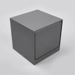 Lucande Terrassebelysning|Væglamper > udendørs LED-væglampe Merjem, 12 cm, ned, IP54