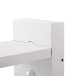 Lucande Væglampe Med Sensor|Væglamper > udendørs LED-væglampe Silvan, hvid, sensor, IP54, 16 cm