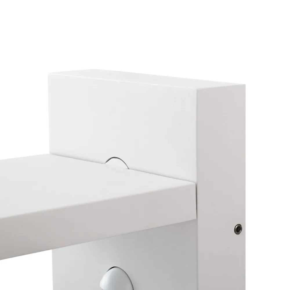 Lucande Væglampe Med Sensor|Væglamper > udendørs LED-væglampe Silvan, hvid, sensor, IP54, 16 cm