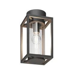 Terrassebelysning|Udendørs Loftlamper ^ Lucande udendørs loftlampe Ferda, 29 cm, antracit, IP44