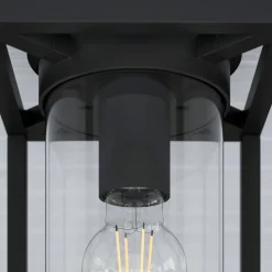 Terrassebelysning|Udendørs Loftlamper ^ Lucande udendørs loftlampe Ferda, 29 cm, antracit, IP44