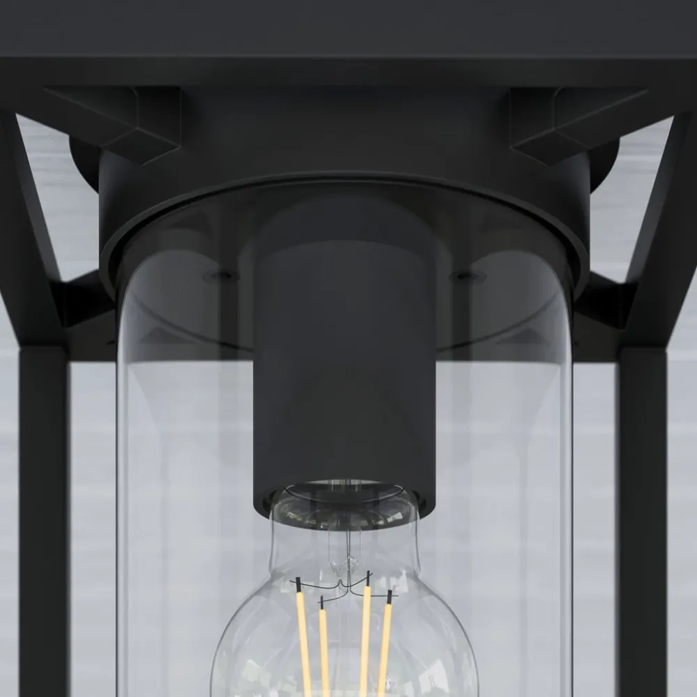 Terrassebelysning|Udendørs Loftlamper ^ Lucande udendørs loftlampe Ferda, 29 cm, antracit, IP44