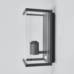 Lucande Væglampe Med Sensor|Terrassebelysning > udendørs væglampe Annalea, 29 cm, 1 lyskilde, IP54, sensor