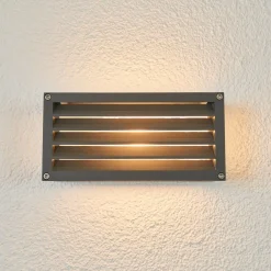 Lucande Terrassebelysning|Væglamper > udendørs væglampe Aurelien, metal, 12,5 cm, strip