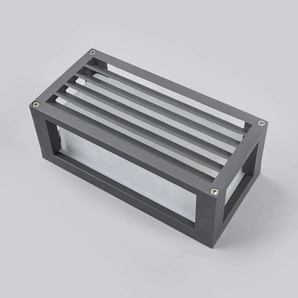 Lucande Terrassebelysning|Væglamper > udendørs væglampe Aurelien, metal, 12,5 cm, strip