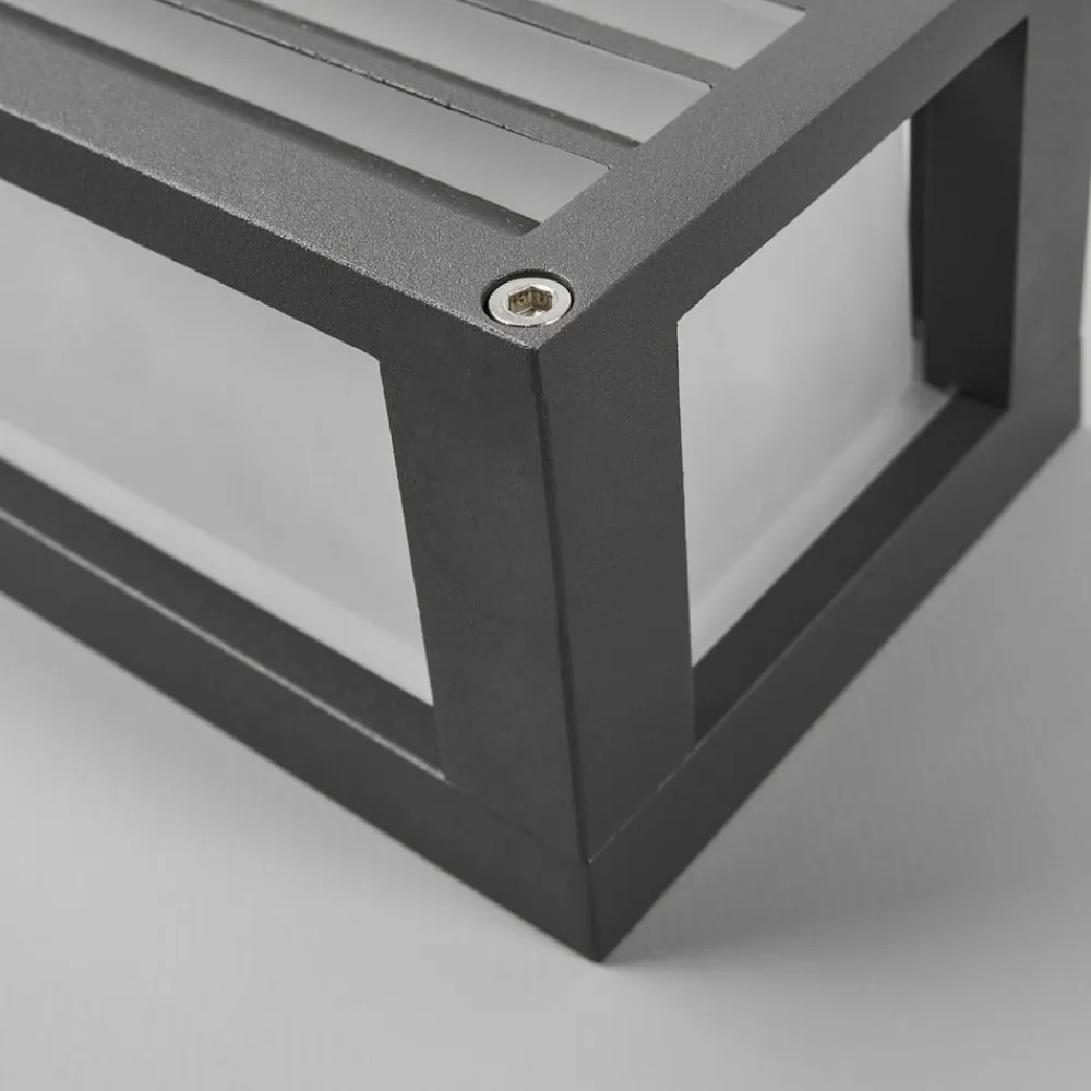 Lucande Terrassebelysning|Væglamper > udendørs væglampe Aurelien, metal, 12,5 cm, strip