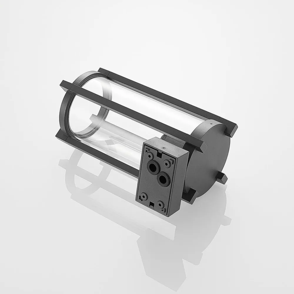 Lucande Terrassebelysning|Væglamper > udendørs væglampe Brienne, 30 cm, antracit, metal
