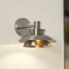 Terrassebelysning|Væglamper ^ Lucande udendørs væglampe Thais, stål, Ø 25 cm