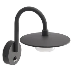 Væglampe Med Sensor|Væglamper ^ Lucande udendørs væglampe Zamalino, 31 cm, antracit, sensor