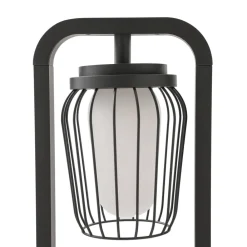 Lucande Gadebelysning > vejlampe Chandan, 90 cm, antracit, aluminium