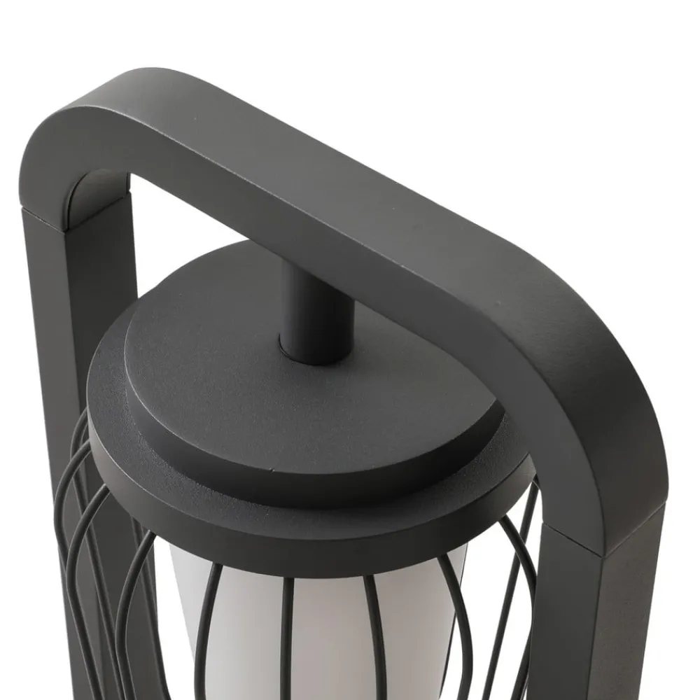Lucande Gadebelysning > vejlampe Chandan, 90 cm, antracit, aluminium