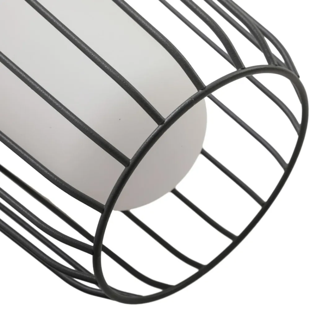 Gadebelysning ^ Lucande vejlampe Chandan, 100 cm, sort, aluminium