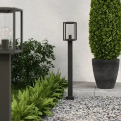 Lucande Terrassebelysning|Gadebelysning > vejlampe Ferda, 100 cm, antracit, IP44
