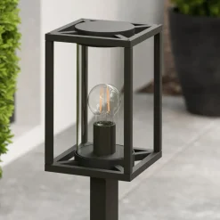 Lucande Terrassebelysning|Gadebelysning > vejlampe Ferda, 100 cm, antracit, IP44