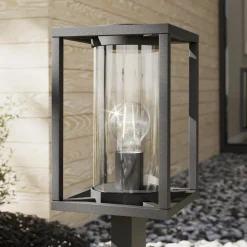 Lucande Terrassebelysning|Gadebelysning > vejlampe Ferda, 60 cm, antracit, IP44