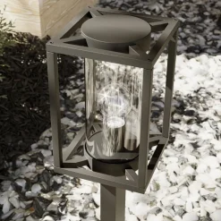 Lucande Terrassebelysning|Gadebelysning > vejlampe Ferda, 60 cm, antracit, IP44