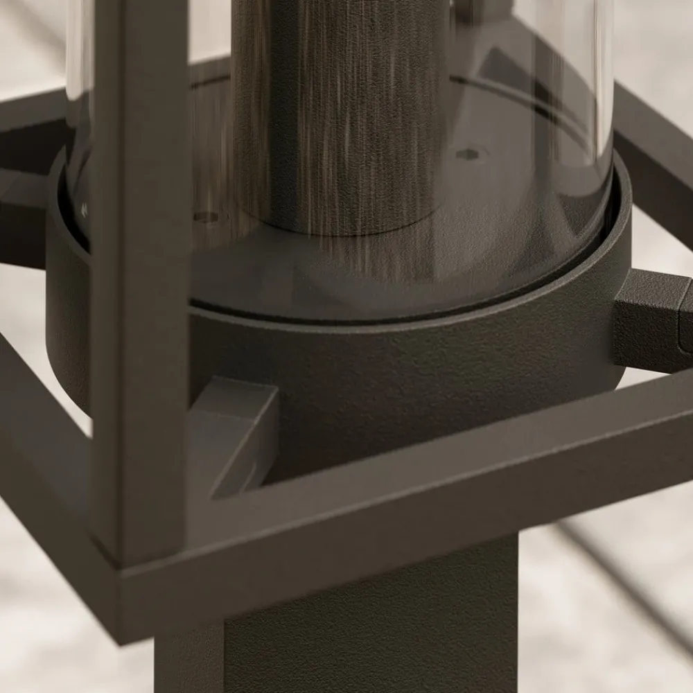 Lucande Gadebelysning Med Sensor|Terrassebelysning > vejlampe Ferda, 60 cm, sensor, antracit, IP44