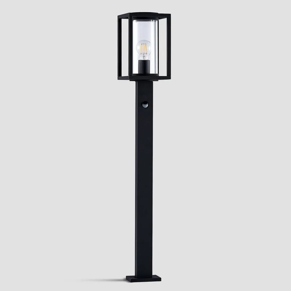 Lucande Gadebelysning Med Sensor|Terrassebelysning > vejlampe Ferda, 100 cm, sensor, antracit, IP44