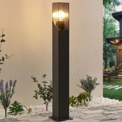 Lucande Terrassebelysning|Gadebelysning > vejlampe Fiola, 80 cm, antracit, IP54