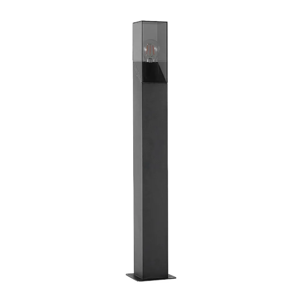 Lucande Terrassebelysning|Gadebelysning > vejlampe Fiola, 80 cm, antracit, IP54