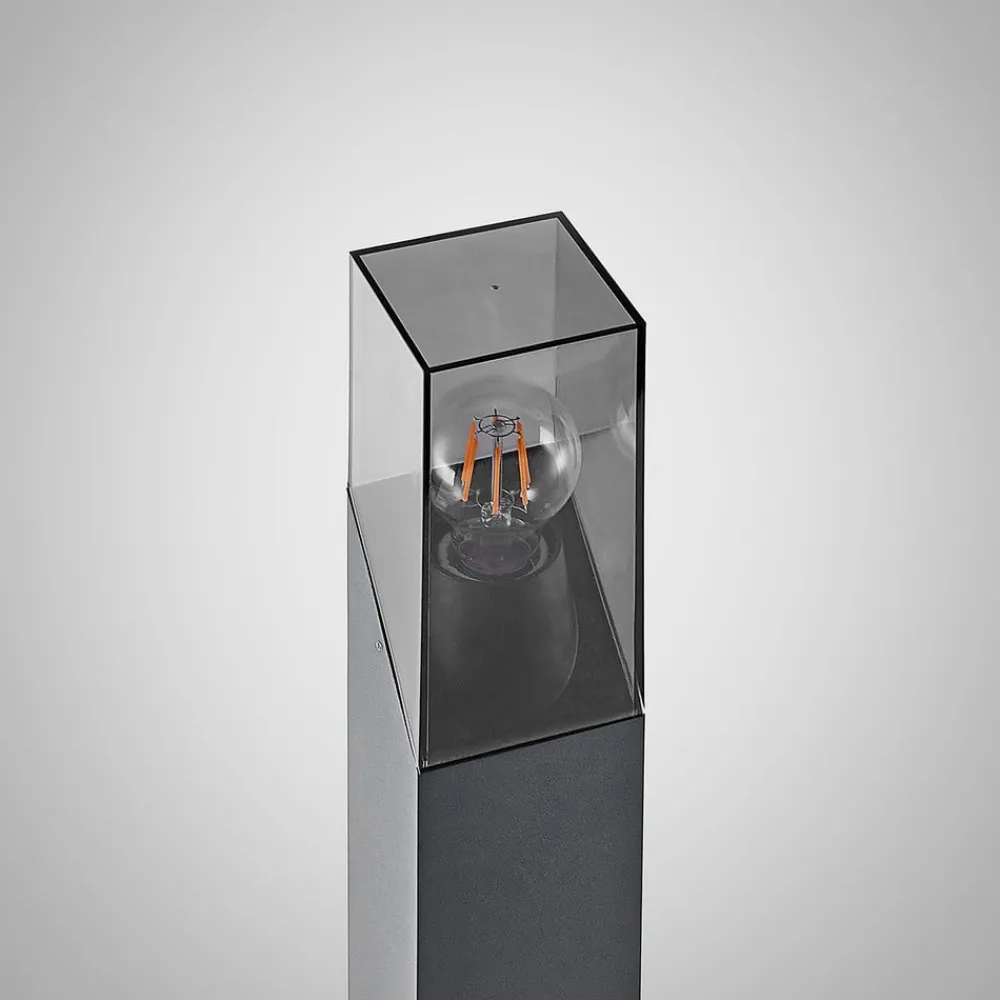 Lucande Terrassebelysning|Gadebelysning > vejlampe Fiola, 80 cm, antracit, IP54