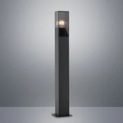 Lucande Terrassebelysning|Gadebelysning > vejlampe Fiola, 80 cm, antracit, IP54