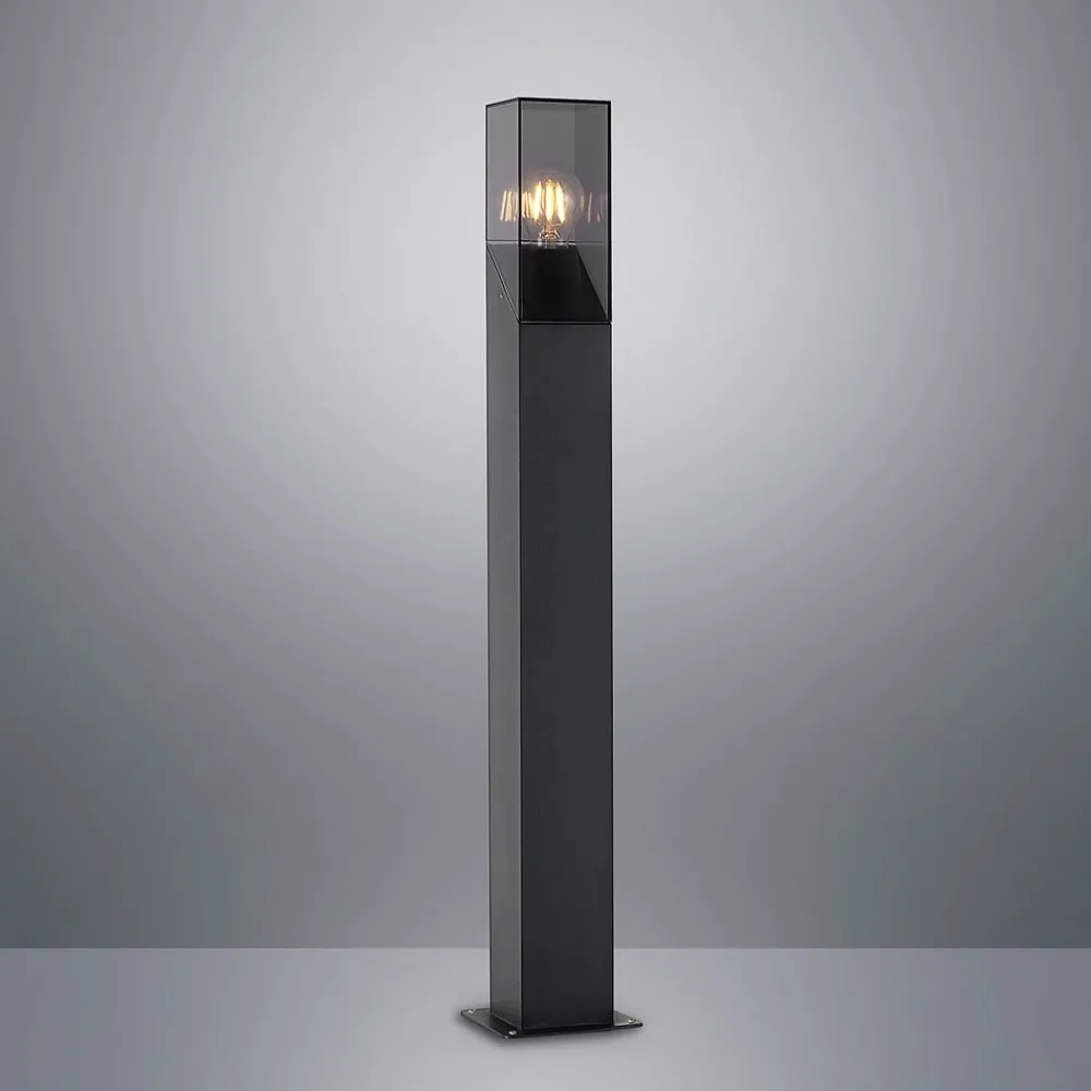 Lucande Terrassebelysning|Gadebelysning > vejlampe Fiola, 80 cm, antracit, IP54