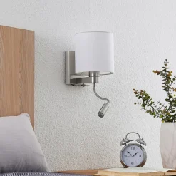 Væglamper|Væglamper ^ Lucande væglampe Brinja, 45 cm, drejelig, læselampe, E27