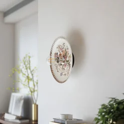 Lucande Væglamper|Væglamper > væglampe Faelira, pink/hvid, keramik
