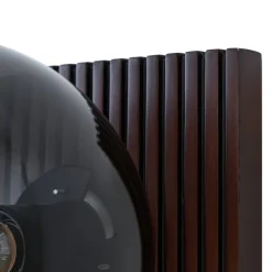Lucande Væglamper|Væglamper > væglampe Veloura, højde 30 cm, glas, træ, USB