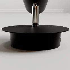 Lucande Pendellamper|Væglamper > væglampe Wibke, højde 24 cm, sort, guld, metal