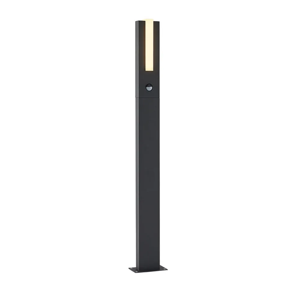Lucande Gadebelysning Med Sensor|Terrassebelysning > Virgalia LED-vejlampe, bevægelsessensor, 100 cm, IP54
