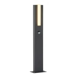 Gadebelysning Med Sensor|Terrassebelysning ^ Lucande Virgalia LED-vejlampe, bevægelsessensor, 65 cm, IP54
