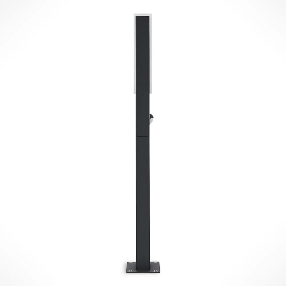 Gadebelysning Med Sensor|Terrassebelysning ^ Lucande Virgalia LED-vejlampe, bevægelsessensor, 65 cm, IP54