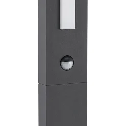 Gadebelysning Med Sensor|Terrassebelysning ^ Lucande Virgalia LED-vejlampe, bevægelsessensor, 65 cm, IP54