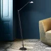 Gulvlamper|Gulvlamper ^ Luceplan Berenice gulvlampe sort, hvidt hoved