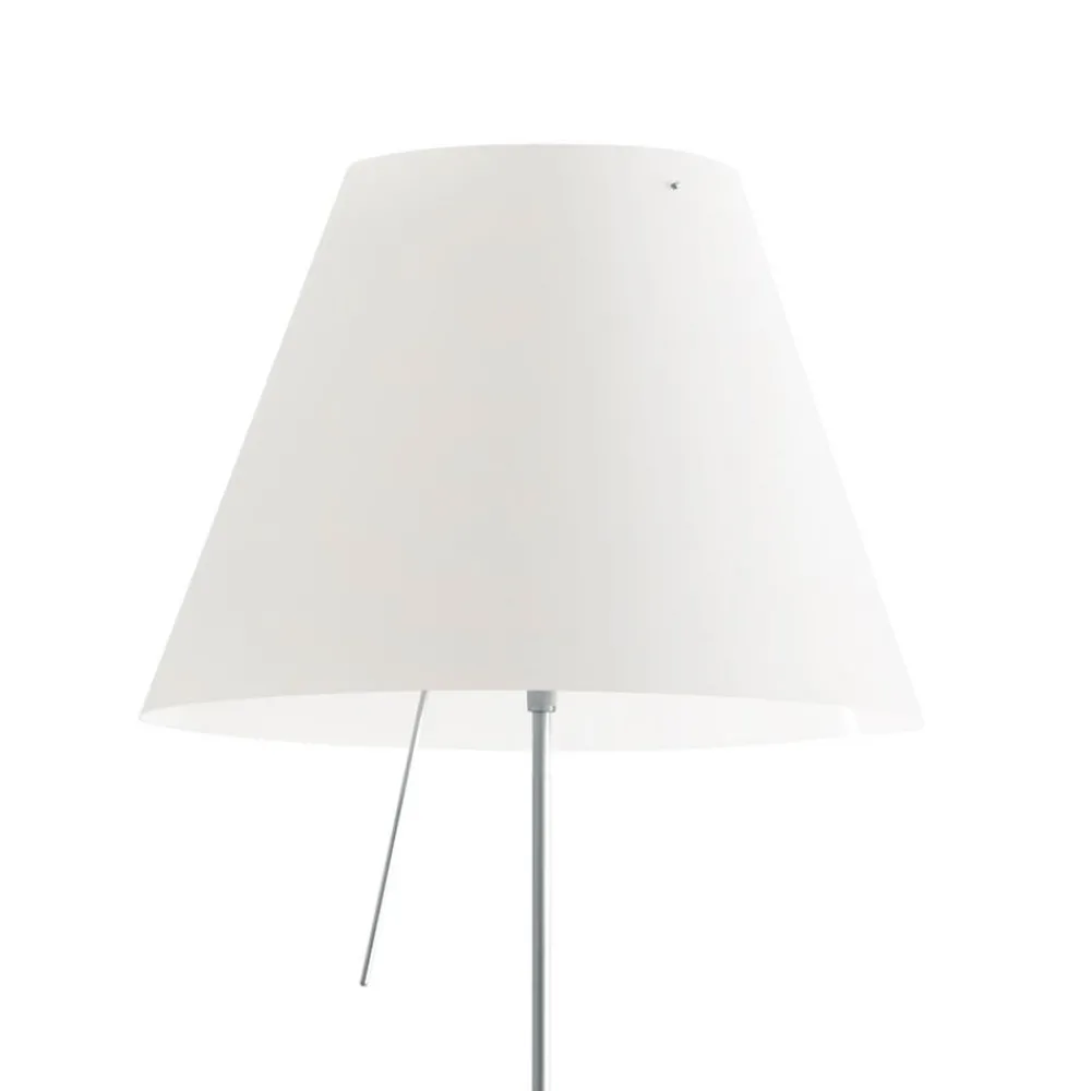 Luceplan Gulvlamper|Gulvlamper > Costanza gulvlampe D13ti, aluminium/hvid