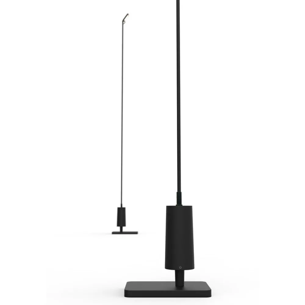 Luceplan Gadebelysning > LED-vejlampe Flia, 120 cm høj, sort, plast